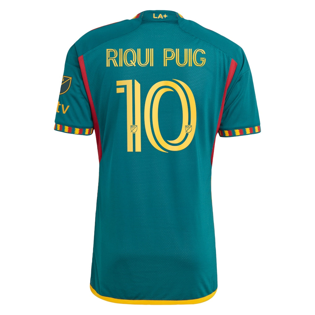 Riqui Puig LA Galaxy adidas 2024 LA Kit Authentic Player Jersey - Green