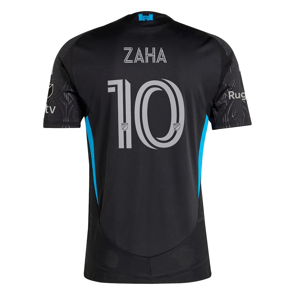 Wilfried Zaha Charlotte FC adidas 2025 Fortress Kit Authentic Player Jersey - Black