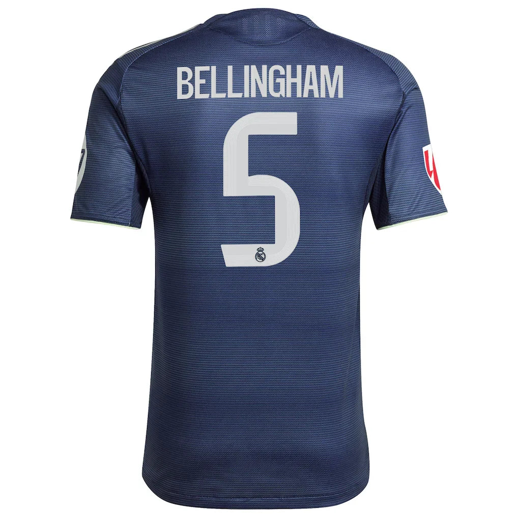Jude Bellingham Real Madrid adidas 2025/26 Away Authentic Player Jersey - Blue