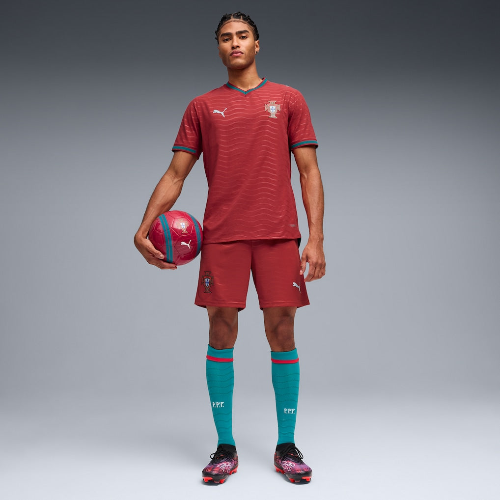 Portugal National Team Puma 2026 Home On Field Authentic Jersey - Red