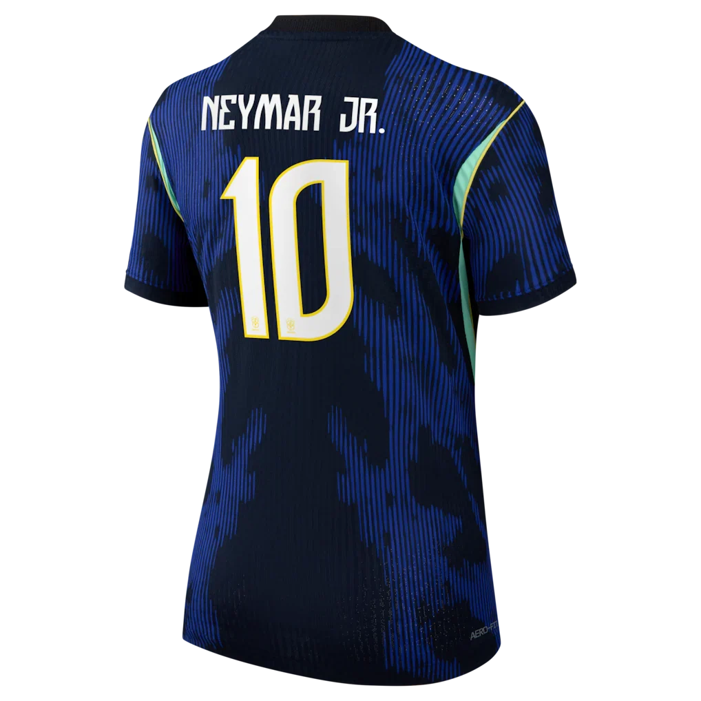 Neymar Jr. Brazil National Team Jordan Brand Women's 2026 Away Match Authentic Jersey  - Blue