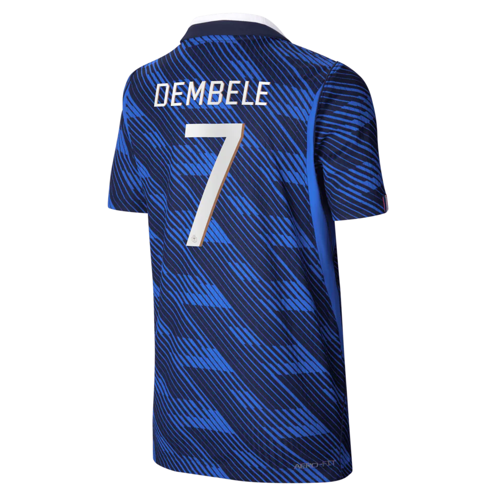 Ousmane Dembélé France National Team Nike Youth 2026 Home Match Authentic Jersey - Blue