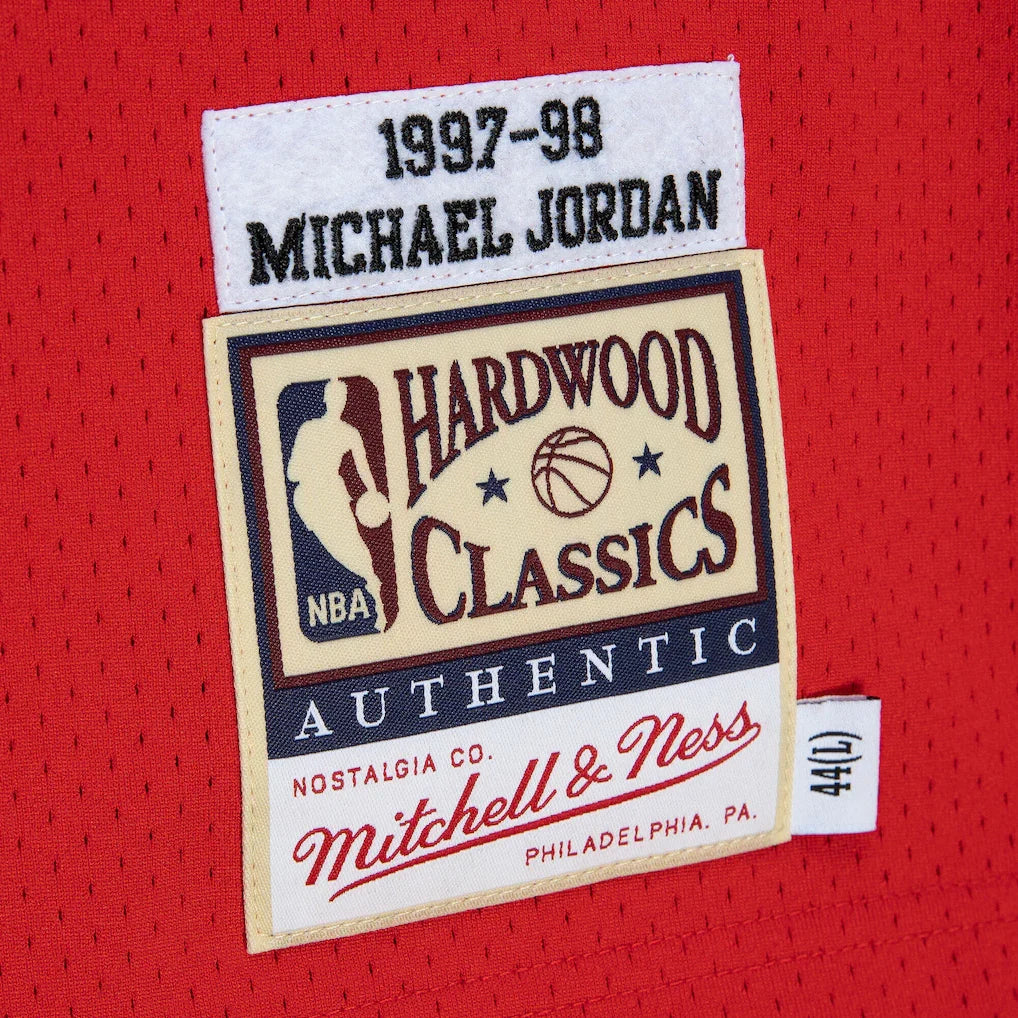 Michael Jordan Chicago Bulls Mitchell & Ness 1997-98 Authentic Jersey - Red