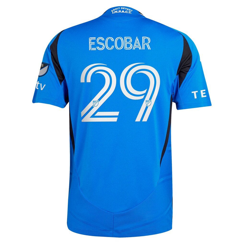 Franco Escobar CF Montreal adidas 2025 Montréal Original On-Field Authentic Jersey – Blue