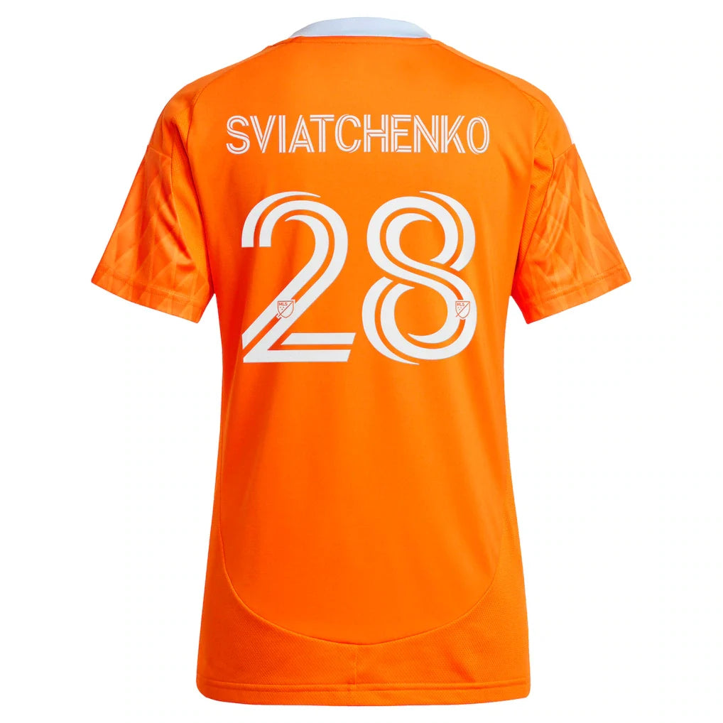 Erik Sviatchenko Houston Dynamo FC adidas Women's 2025 Season 20 Replica Player Jersey - Orange