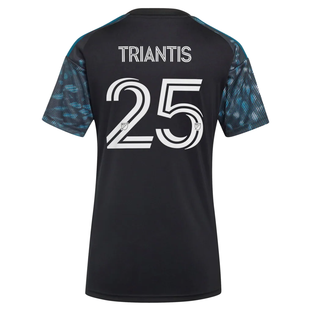 Nectarios Triantis Minnesota United FC adidas Women's 2026 The Decade Kit Replica Jersey - Black
