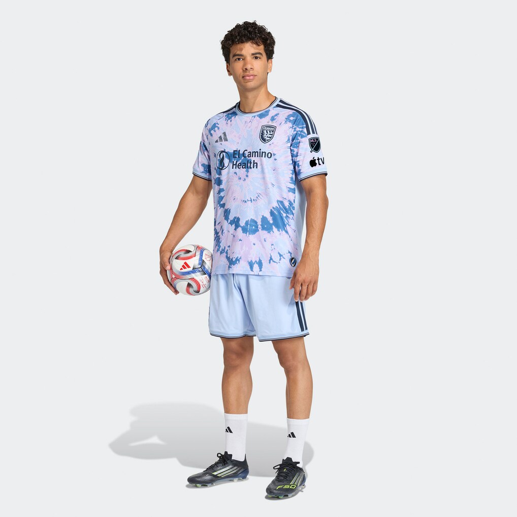 San Jose Earthquakes adidas 2026 The Dead Kit On-Field Authentic Patch Jersey - Light Blue