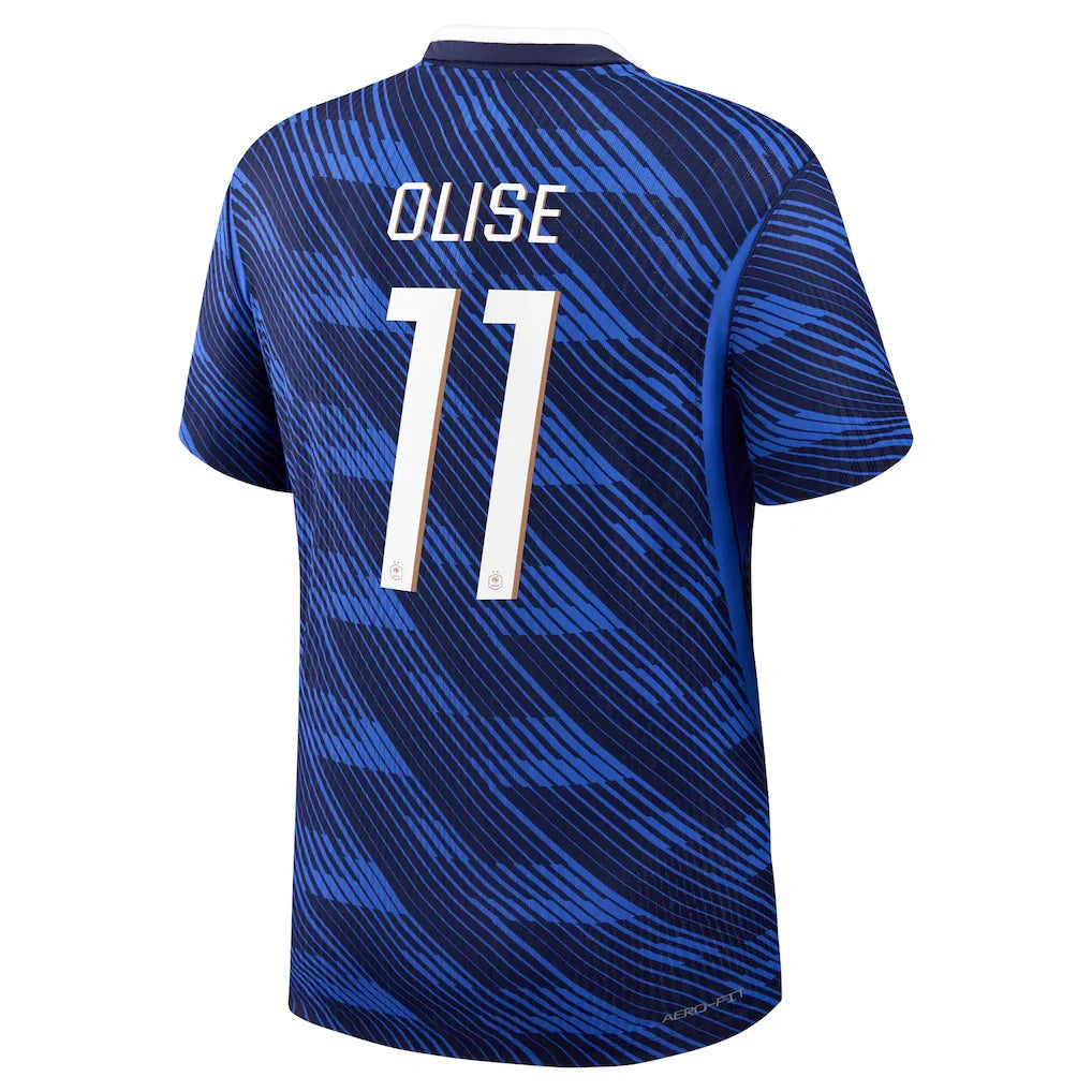 Michael Olise France National Team Nike 2026 Home Match Authentic Jersey - Blue