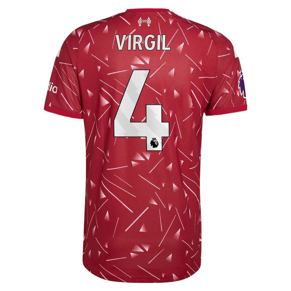 Virgil van Dijk Liverpool adidas 2026/27 Home On-Field Authentic Jersey - Red