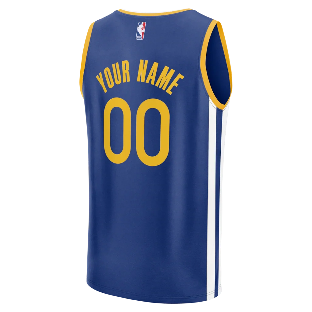 Golden State Warriors Fanatics Fast Break Custom Jersey - Icon Edition - Royal