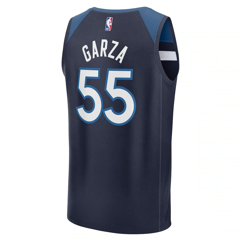Luka Garza Minnesota Timberwolves Fanatics Fast Break Replica Player Jersey - Icon Edition - Navy