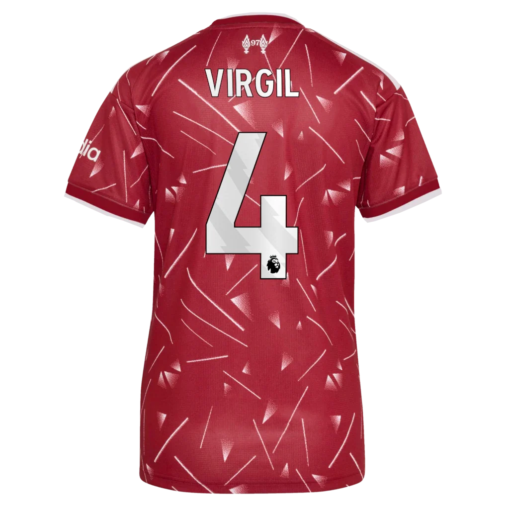 Virgil van Dijk Liverpool adidas Women's 2026/27 Home Replica Jersey - Red