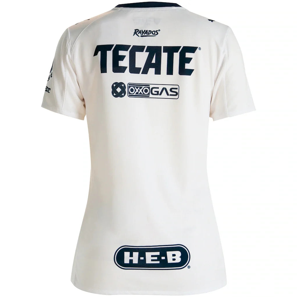 CF Monterrey Puma Women's 2025/26 Away 80th Anniversary Replica Jersey - White
