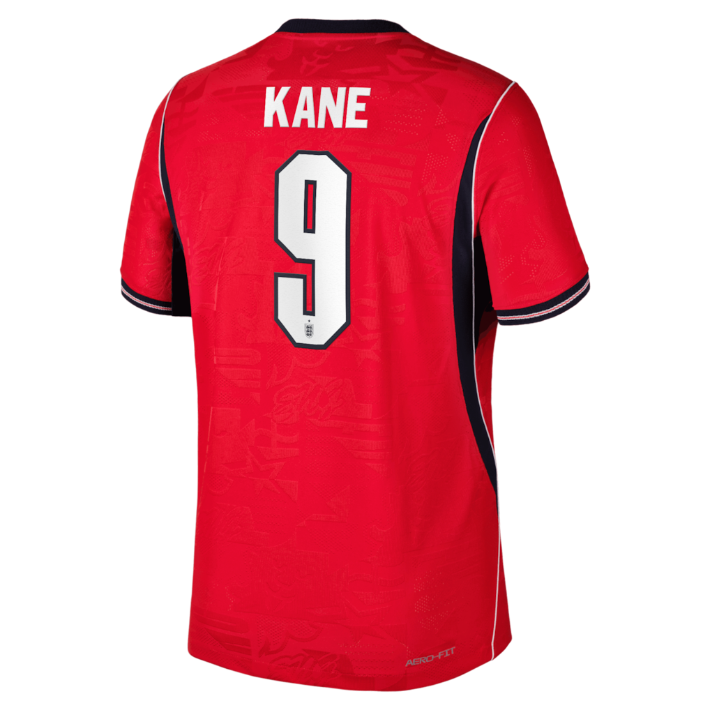 Harry Kane England National Team Nike 2026 Away Match Authentic Jersey - Red