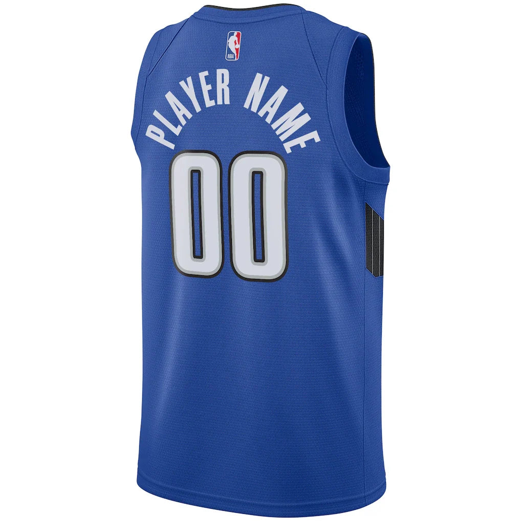 Orlando Magic Jordan Brand Swingman Custom Jersey - Statement Edition - Blue