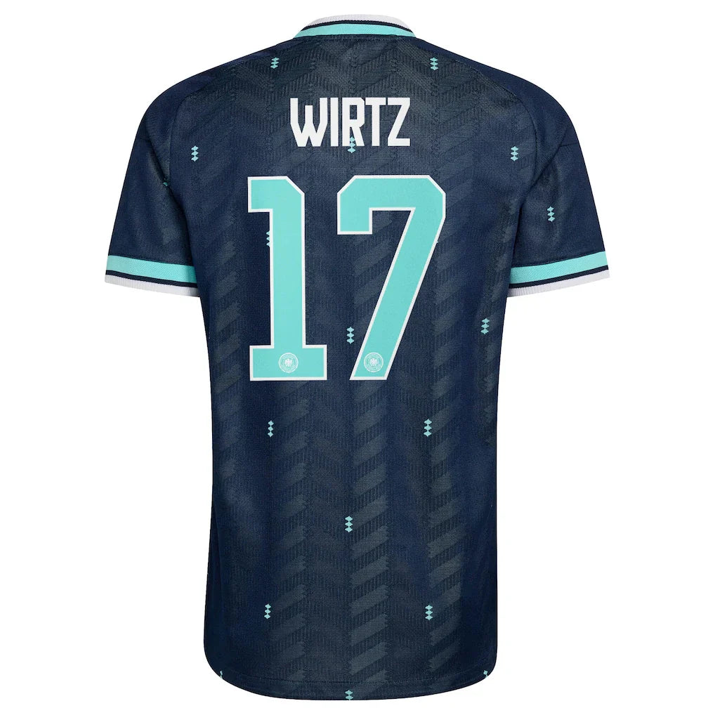 Florian Wirtz Germany National Team adidas 2026 Away On-Field Authentic Jersey - Navy