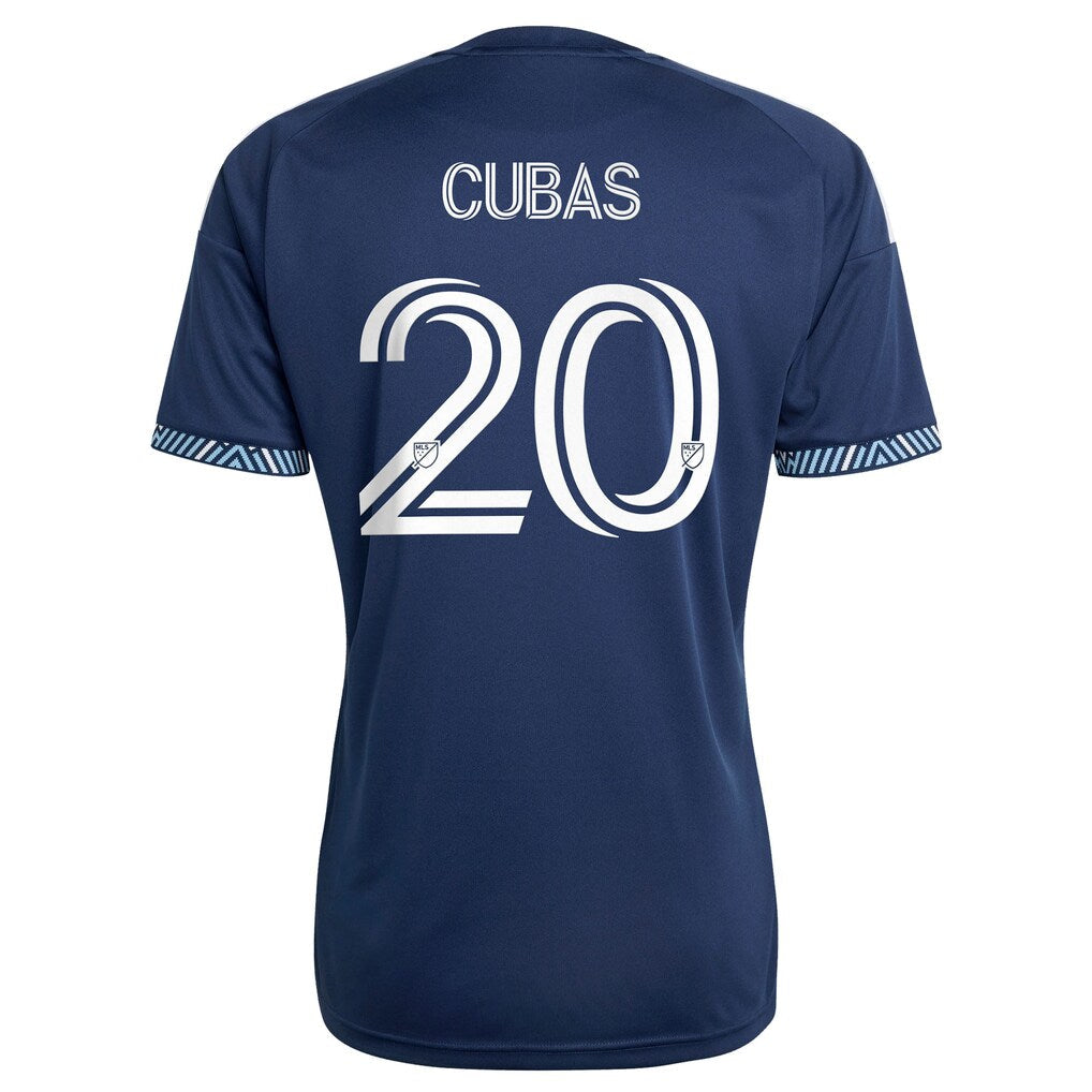 Andrés Cubas Vancouver Whitecaps FC adidas 2026 The Coastal Jersey Replica Jersey – Blue