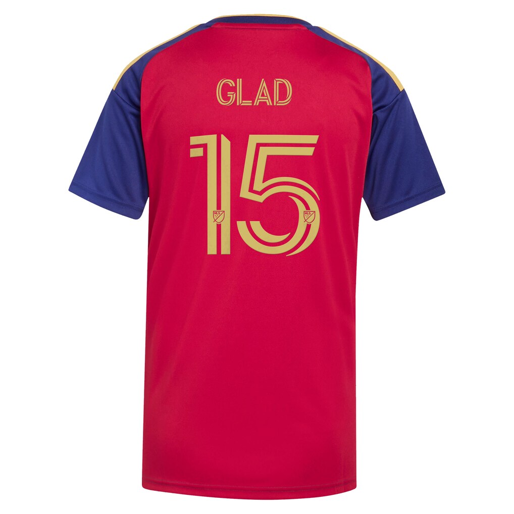 Justen Glad Real Salt Lake adidas Women's 2026 The Switchback On-Field Authentic Player Jersey - Red