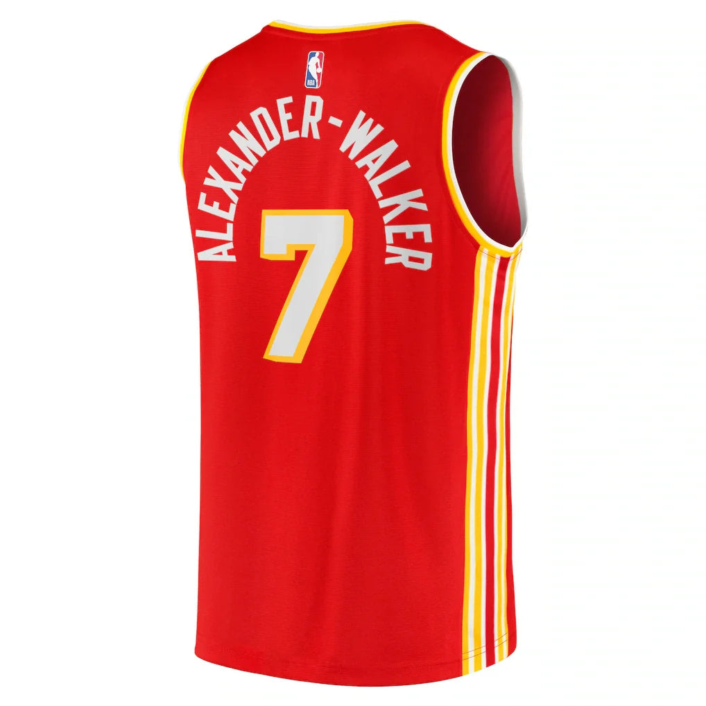 Nickeil Alexander-Walker Atlanta Hawks Fanatics Fast Break Replica Jersey - Red - Icon Edition
