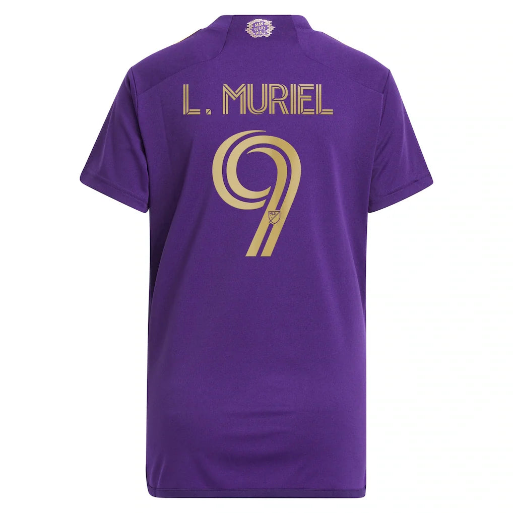Luis Muriel Orlando City SC adidas Women's 2024 The Wall Kit Replica Player Jersey - Purple