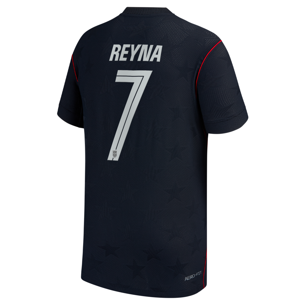 Giovanni Reyna USMNT Nike Youth 2026 Away Match Authentic Jersey - Blue