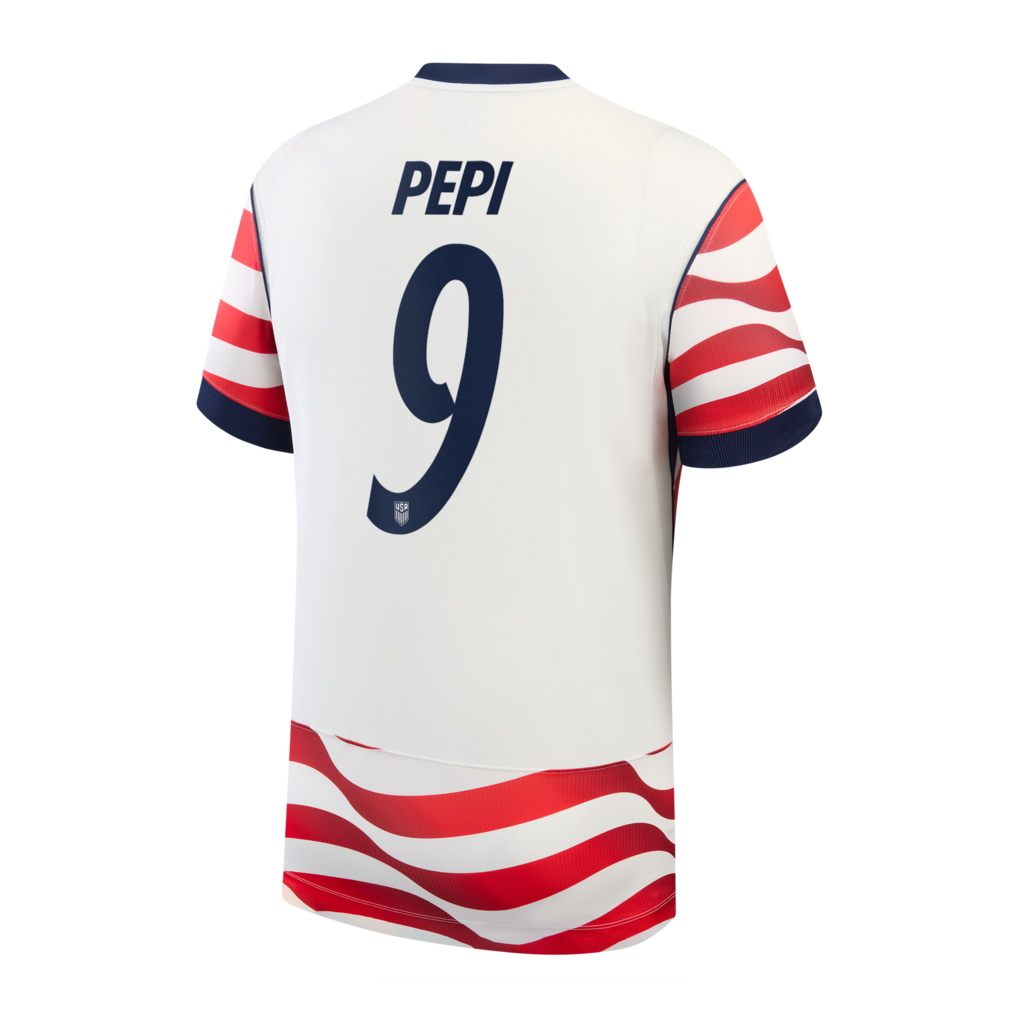 Ricardo Pepi USMNT Nike 2026 Home Stadium Replica Jersey - White