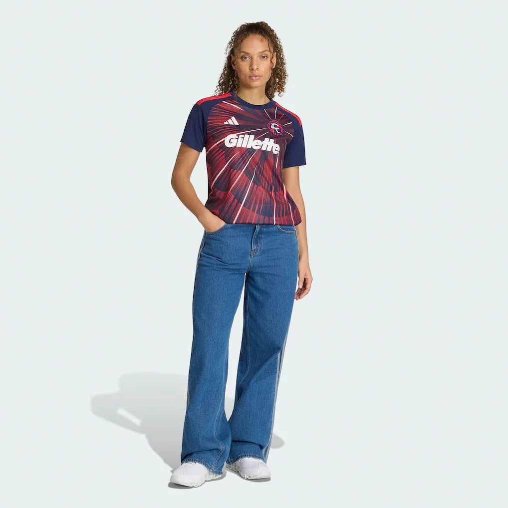 New England Revolution adidas Women's  2026 Independence Day Replica Jersey - Blue