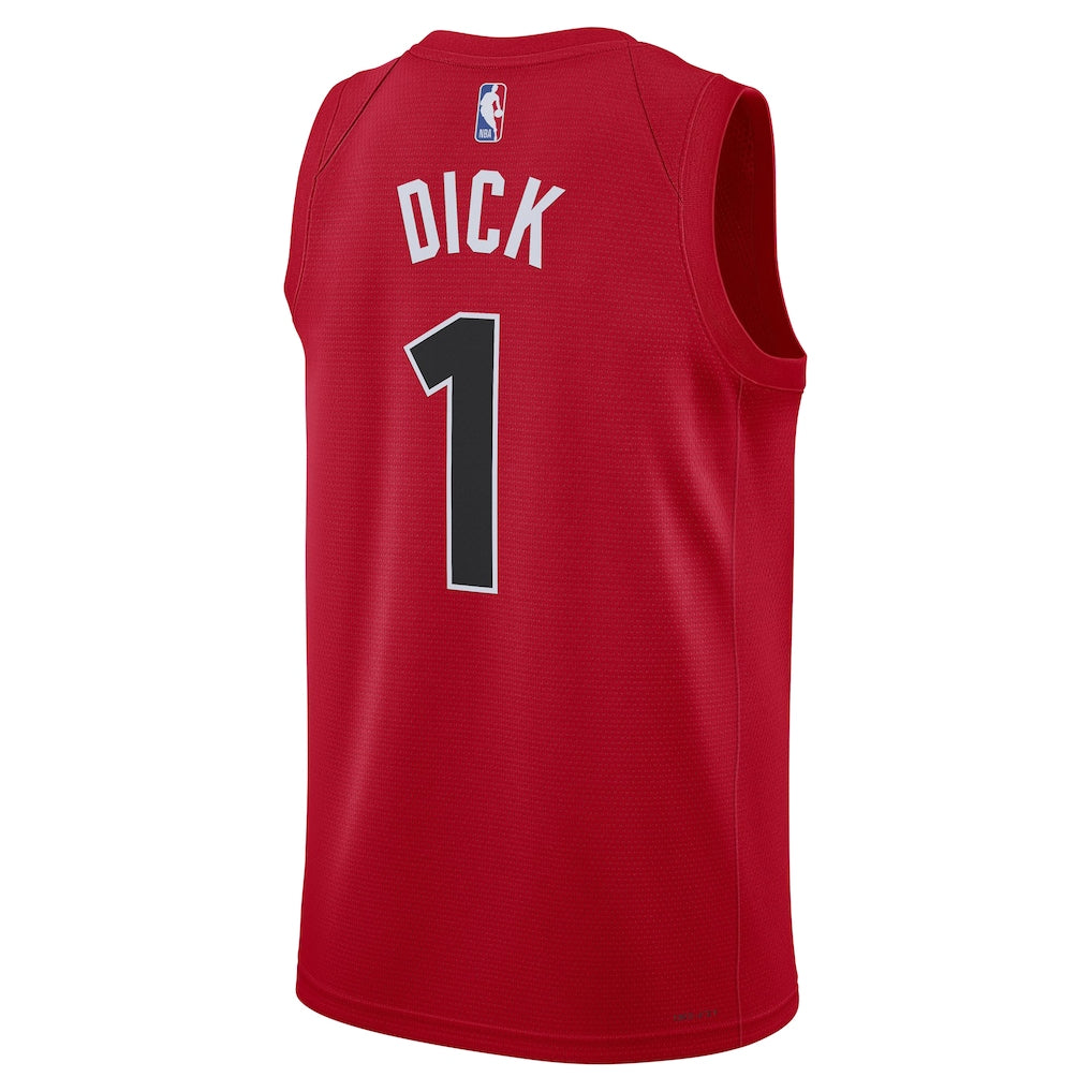 Gradey Dick Toronto Raptors Nike Unisex Swingman Player Jersey - Icon Edition - Red