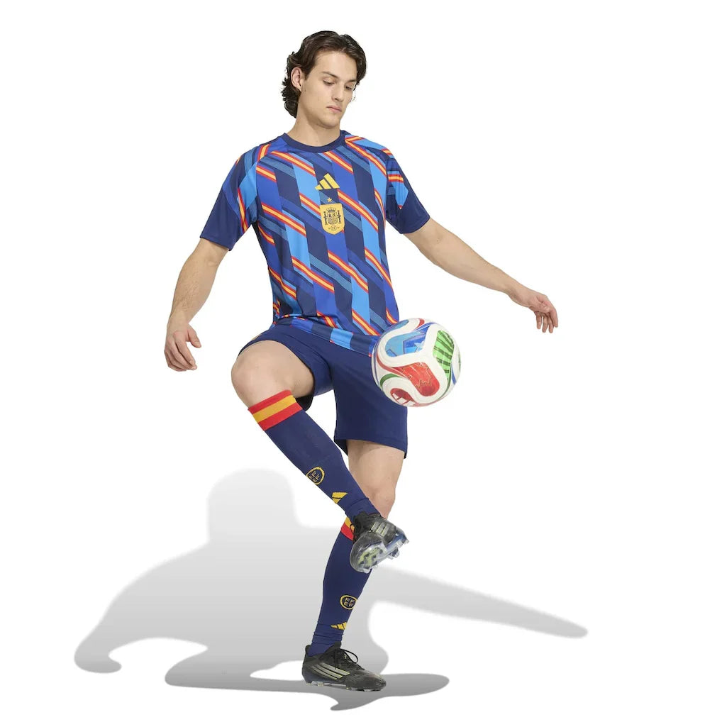 Spain National Team adidas 2026 Pre-Match Top - Navy