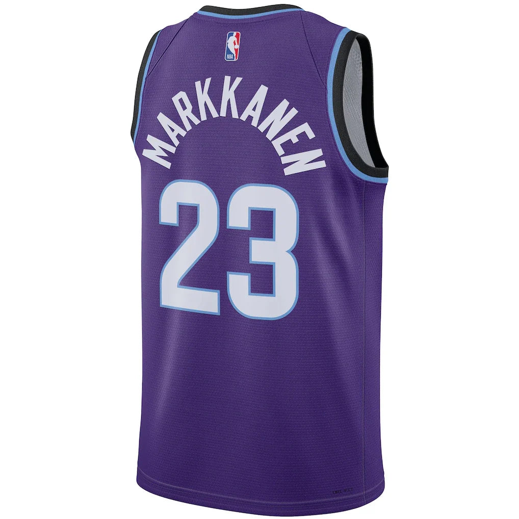 Lauri Markkanen Utah Jazz Nike Unisex Swingman Jersey - Icon Edition - Purple