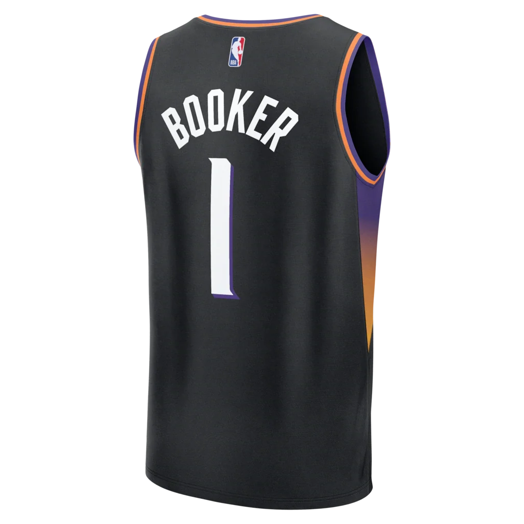 Devin Booker Phoenix Suns Fanatics Fast Break Jersey - Statement Edition - Black