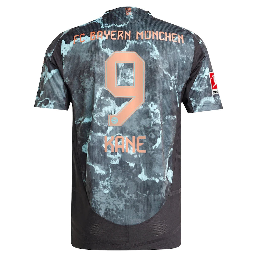 Harry Kane Bayern Munich adidas 2024/25 Away Authentic Player Jersey - Black