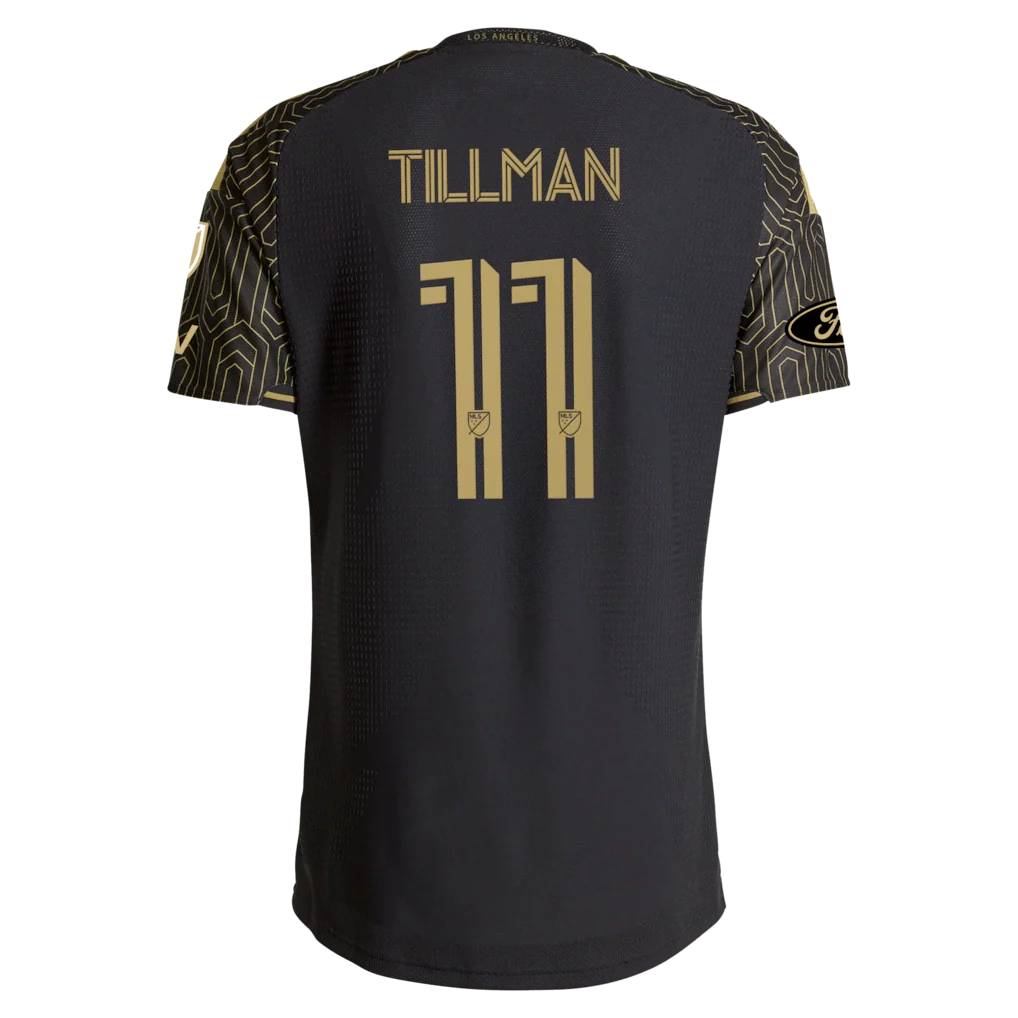 Timothy Tillman LAFC adidas 2026 2026 Primary Kit On-Field Authentic Patch Jersey - Black