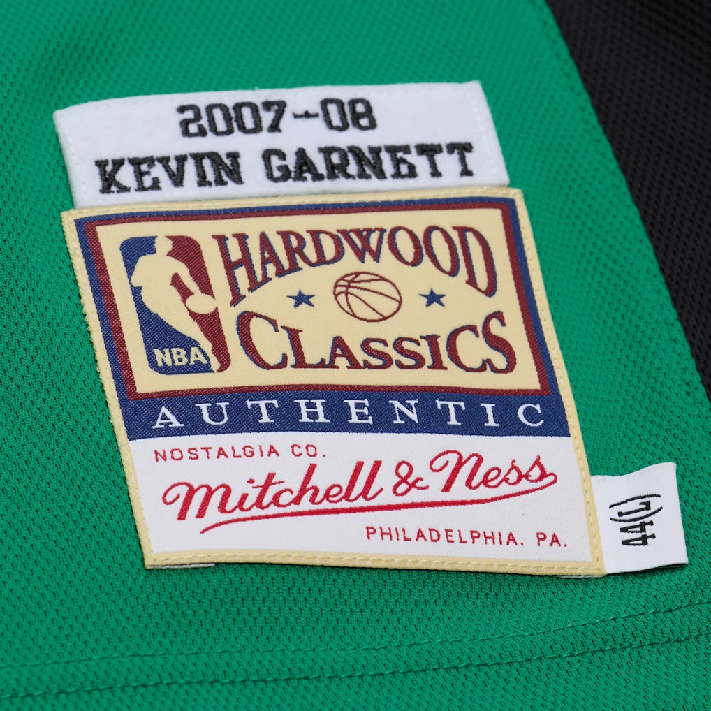 Kevin Garnett Boston Celtics Mitchell & Ness 2007-08 Hardwood Classics Authentic Jersey - Kelly Green