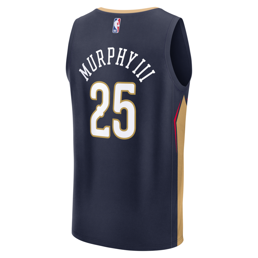 Trey Murphy III New Orleans Pelicans Fanatics Fast Break Replica Jersey - Navy - Icon Edition