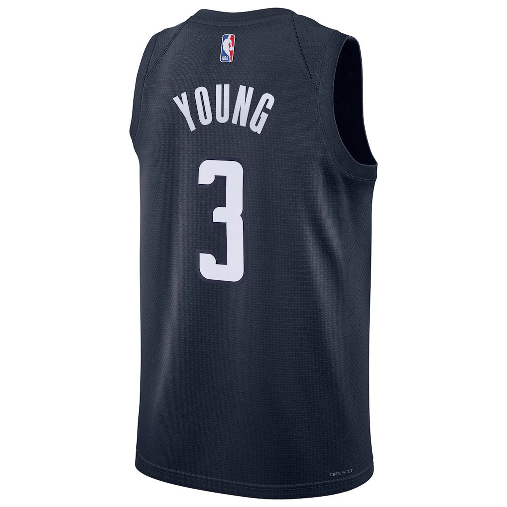 Trae Young Washington Wizards Jordan Brand Unisex Swingman Jersey - Statement Edition - Navy