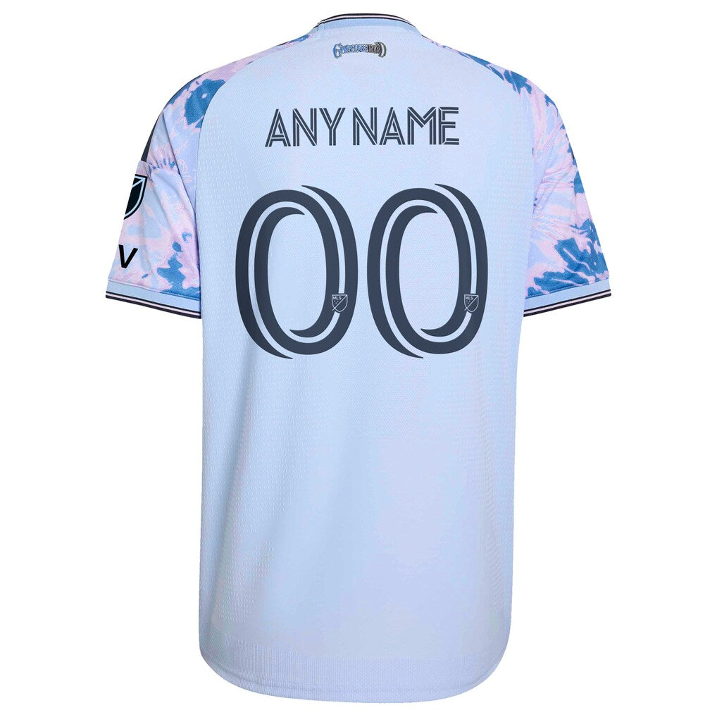 San Jose Earthquakes adidas 2026 The Dead Kit On-Field Authentic Patch Custom Jersey - Light Blue