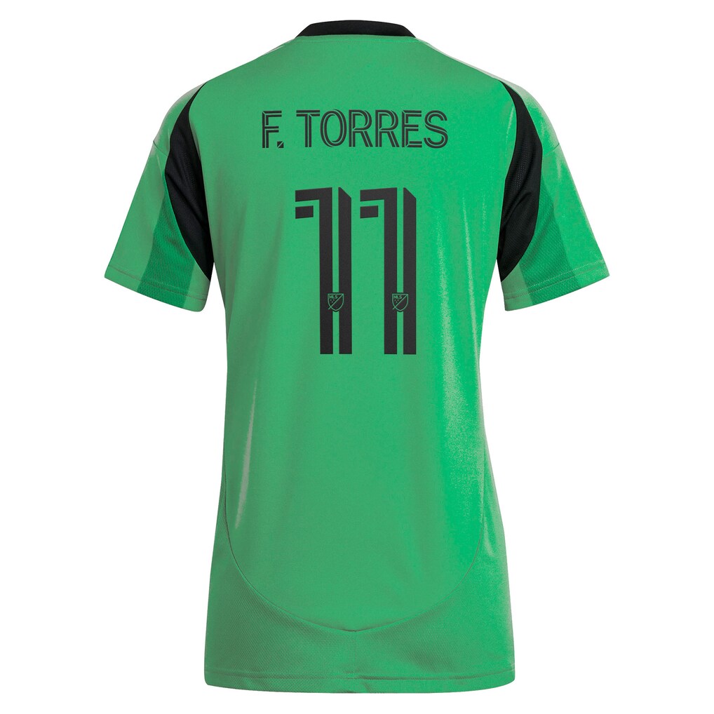 Facundo Torres Austin FC adidas Women's 2025 The Heartbeat Kit Replica Jersey - Green