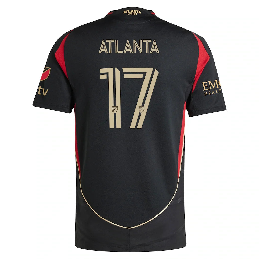 #17 Atlanta United FC adidas 2025 The Connector Authentic Jersey - Black