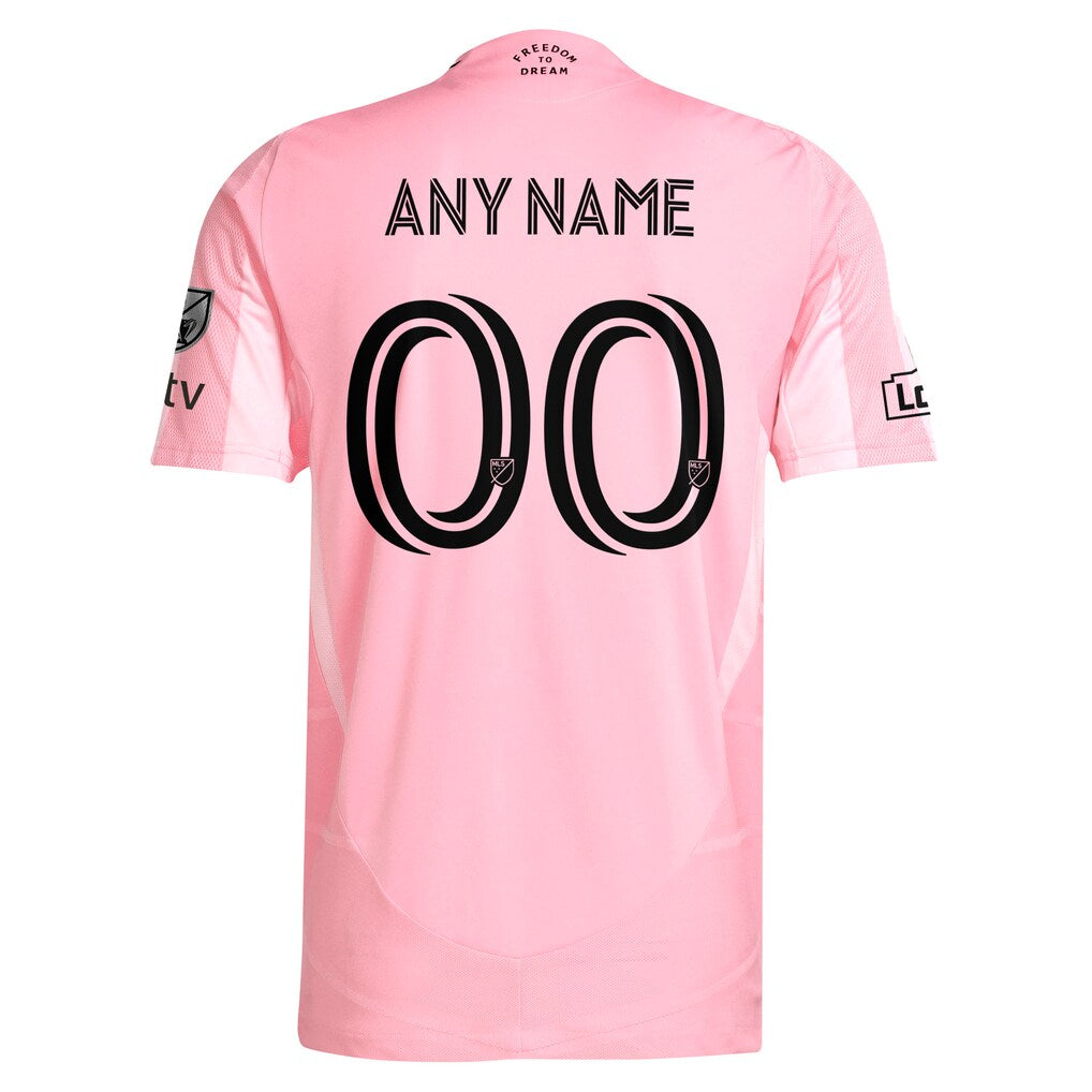 Inter Miami CF adidas 2025 Euforia On-Field Authentic Custom Jersey - Pink