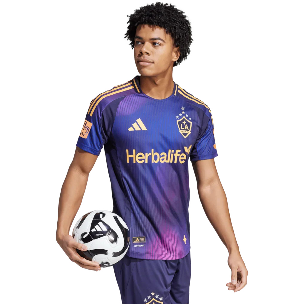 LA Galaxy adidas 2025 RIZON On-Field Authentic Patch Jersey - Navy