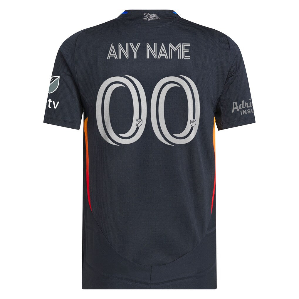 San Diego FC adidas 2025 State of Flow On-Field Authentic Custom Jersey - Navy
