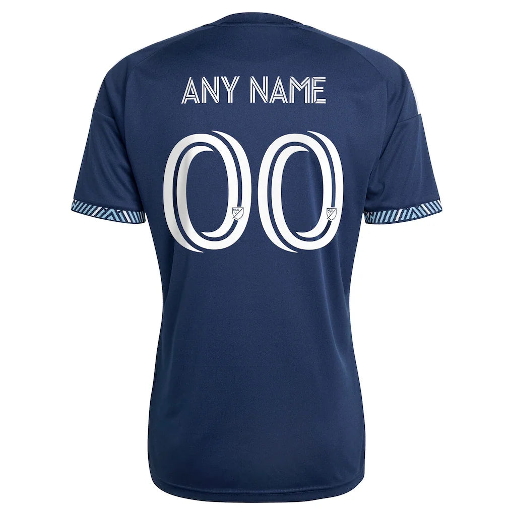 Vancouver Whitecaps FC adidas 2026 The Coastal Jersey Replica Custom Jersey - Deep Sea Blue