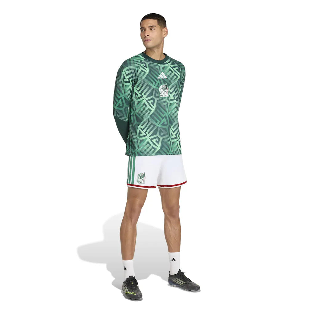 Mexico National Team adidas 2026 Long Sleeve Pre-Match Top - Green