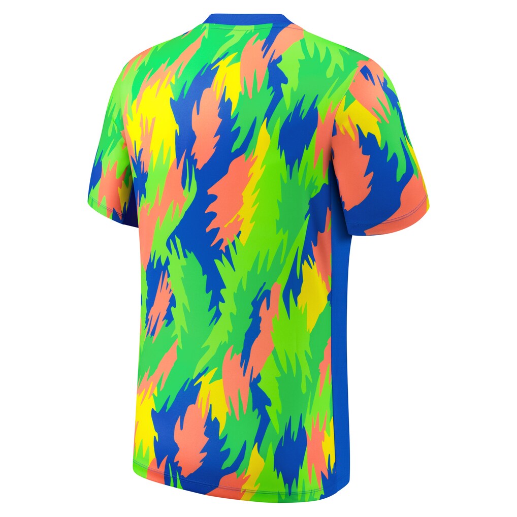 Brazil Women's National Team Nike 2025 Academy Pro Pre-Match Performance Top - Blue