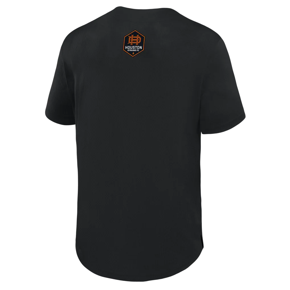 Houston Dynamo FC Fanatics Maximum Intensity Button-Up Jersey  - Black