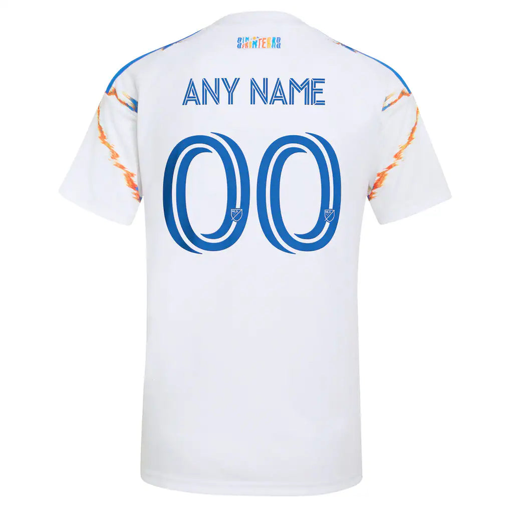 San Diego FC adidas Women's 2026 Celebration of Unprecedented Unity Kit Replica Custom Jersey - White