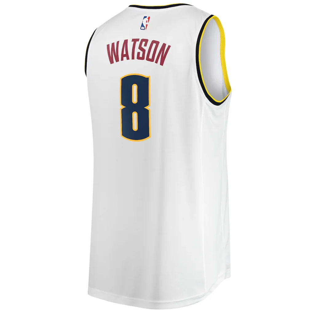 Peyton Watson Denver Nuggets Fanatics Fast Break Player Jersey - Association Edition - White