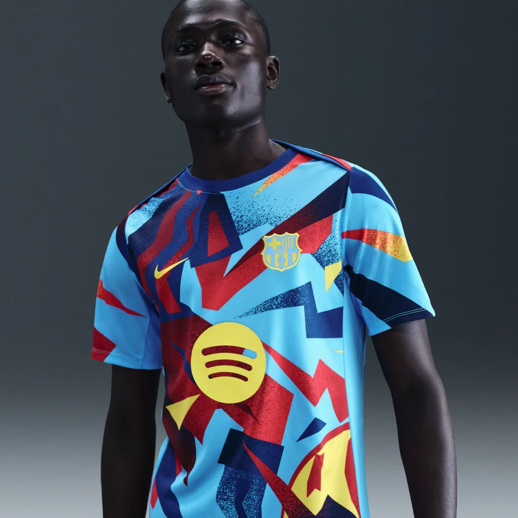 Barcelona Nike Special Edition Academy Pro Pre-Match Dri-FIT Top - Blue