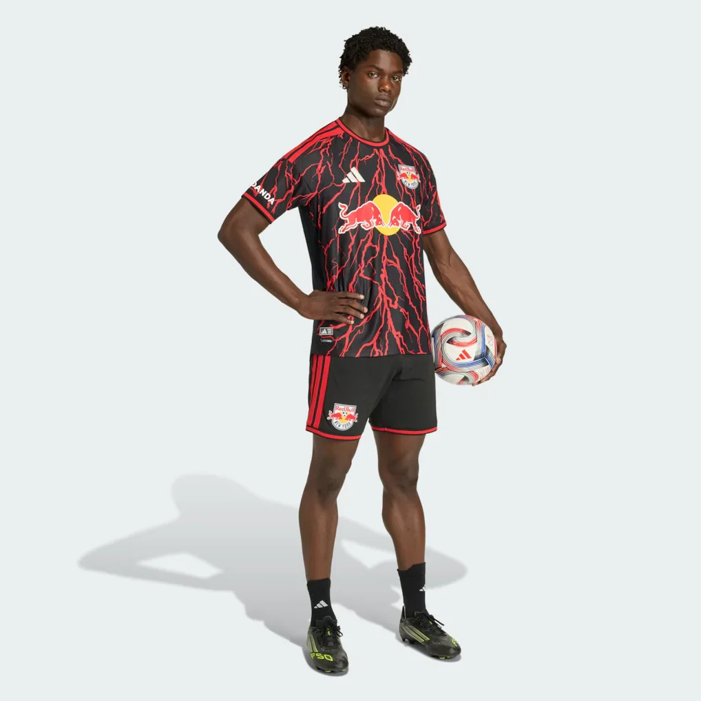 New York Red Bulls adidas 2026 The Rooted Kit On-Field Authentic Patch Jersey - Black